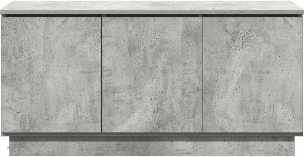 Metro TV Cabinet With LED 100 X 38 X 49 Cm Concrete Gray 88"