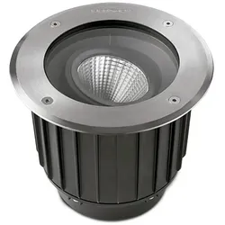LEDS C4 LED Bodeneinbaustrahler GEA COB Ø 22,3cm, IP65-IP67, IK10, Edelstahl AISI 316, 26,7W 2700K 2262lm 18° LEDS-55-9909-CA-CK