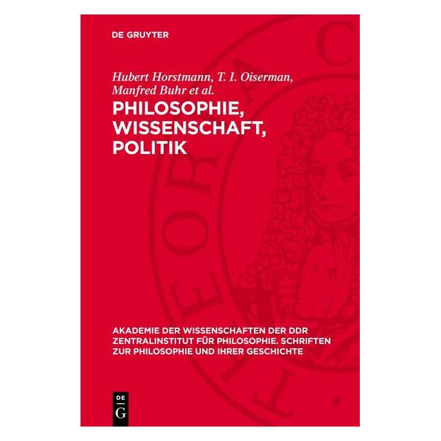 De Gruyter Philosophie, Wissenschaft, Politik (67794885)