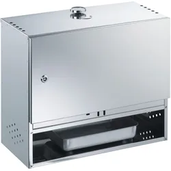 Peetz Edelstahl-Räucherofen 990 - für 4 bis 10 Fische liegend,silber,