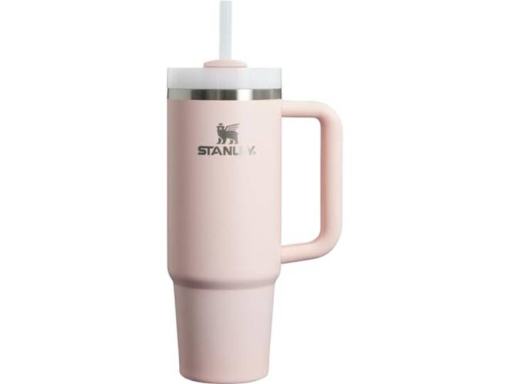 STANLEY Quencher H2.0 FlowState Trinkbecher, vakuumisoliert, aus Edelstahl mit Deckel und Trinkhalm, für Wasser, Eistee oder Kaffee (Blüteen, 1,2 Liter)