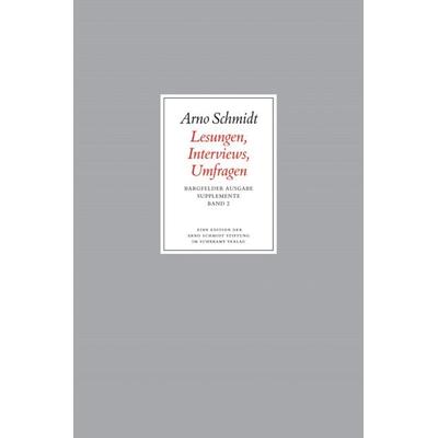 Bargfelder Ausgabe. Supplemente, Gebundene Ausgabe von Arno Schmidt, Suhrkamp, 978-3-518-80215-1