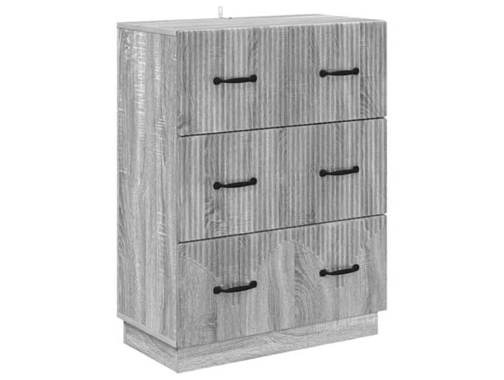 Heofavd Schubladenschrank Kommode Graues Sonoma 66 x 34,5 x 87 cm