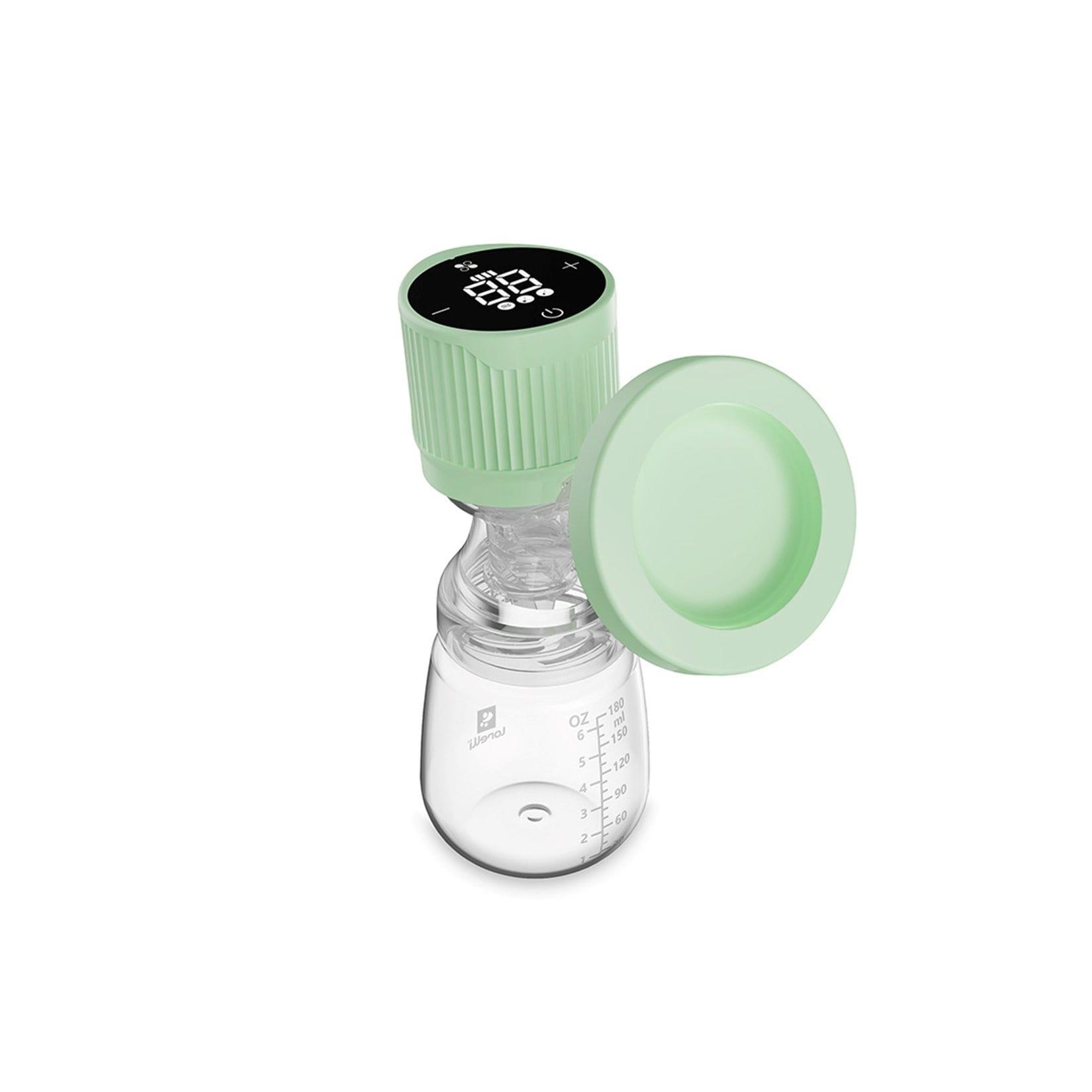 Lorelli elektrische Milchpumpe Lila 180 ml Flasche LED-Anzeige Timer 3 Modi grün