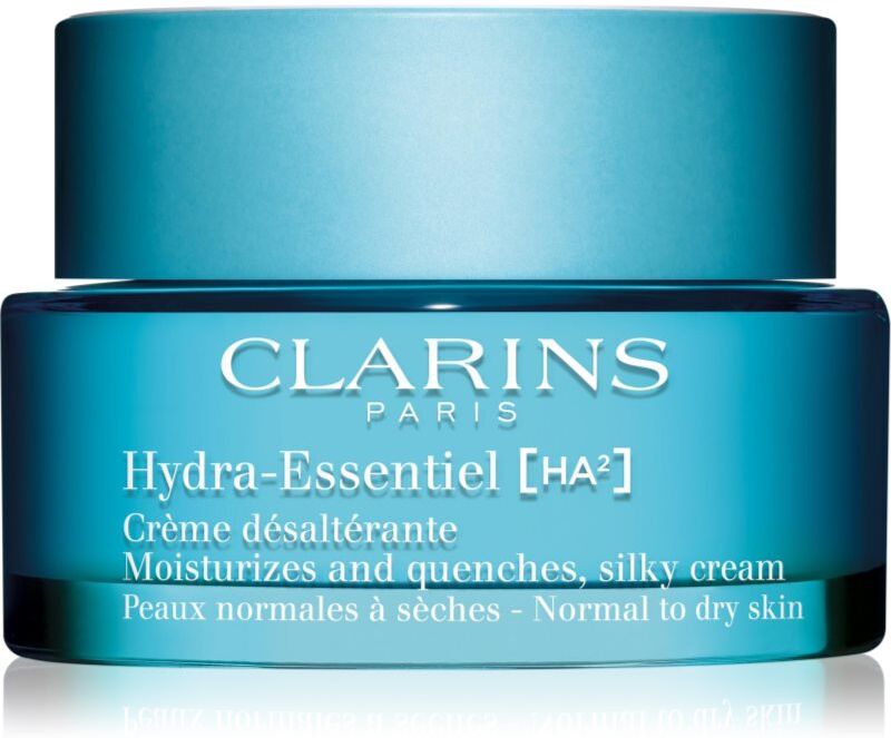 Clarins Hydra-Essentiel [HA²] Silky Cream feuchtigkeitsspendende und festigende Tagescreme mit Hyaluronsäure 50 ml