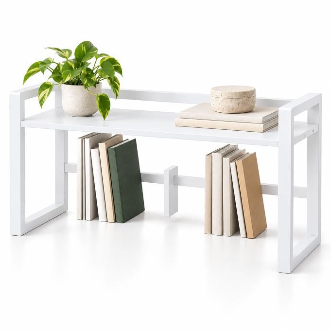 Relaxdays Tafelrek met verstelbare boekensteun