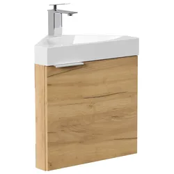 Gäste WC Eckbadmöbel Delta Slimline Gästebad SoftClose in versch. Ausführungen