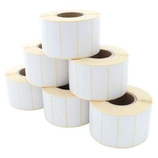 Artdev Etikettenrolle - Thermotransfer, 50 x 20mm, D85mm, Kern 40,1500 Etiketten/Rolle permanent (50 mm) (ETP 050-020 K40 D085)