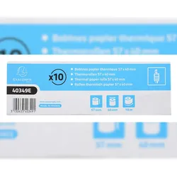 Exacompta 40349E 60x Thermorolle 1-lagig 55g/m2 57x18mx12 - Weiß