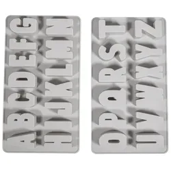 Silikon Gießform "Buchstaben"