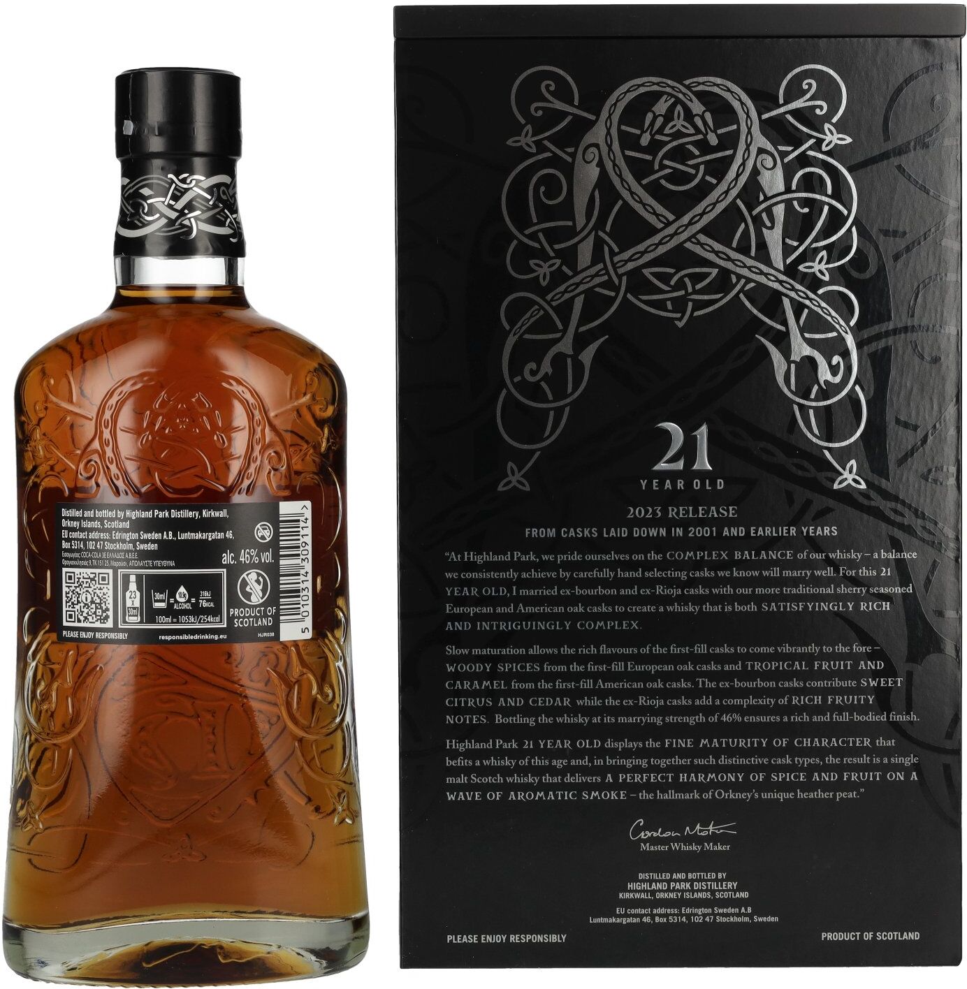Highland Park 21 Years Old Release 2023 46% Vol. 0,7l in Geschenkbox