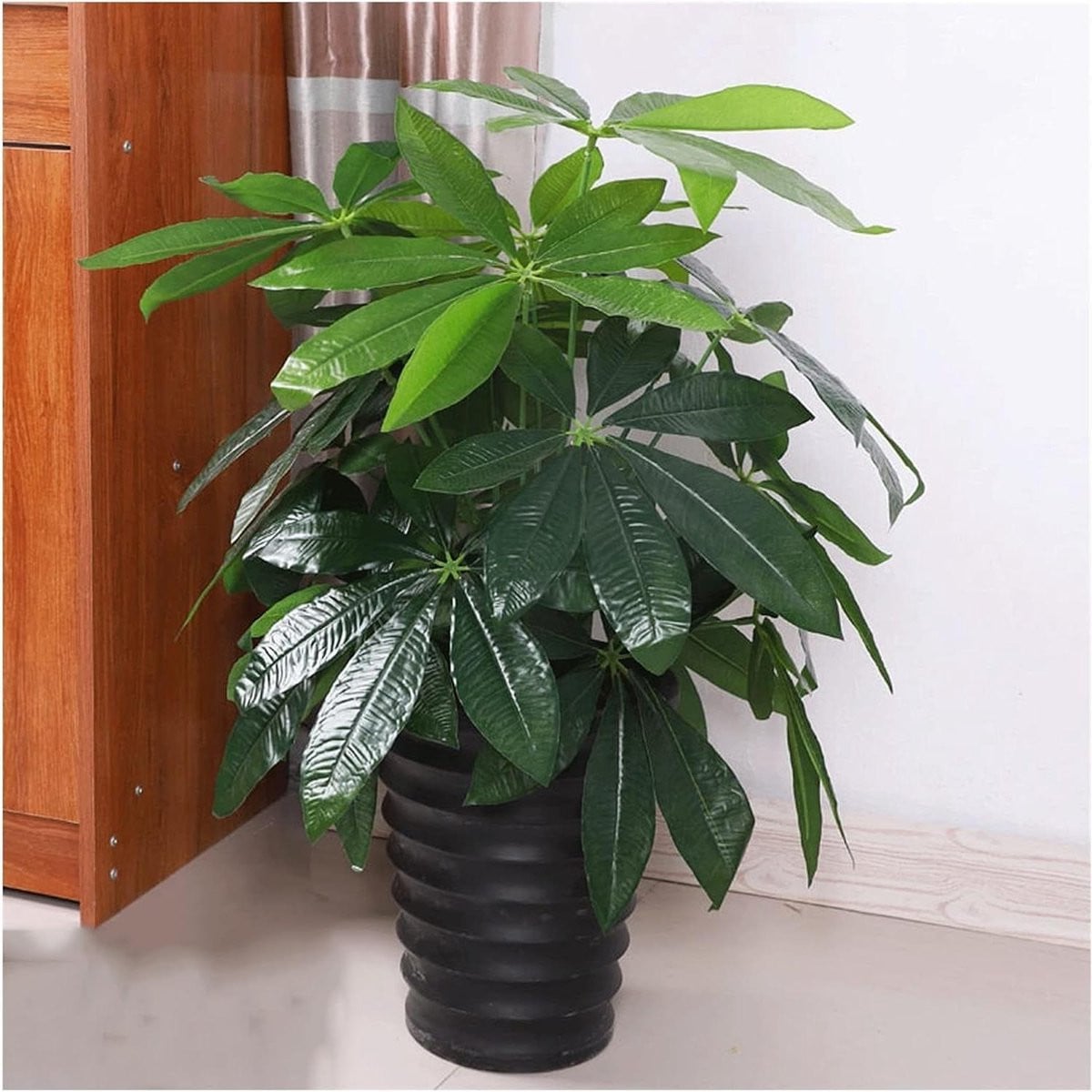 Kunstplant Bonsai Groen - Nepboom Potplant voor Interieur Decoratie - Hoogte: 75 cm