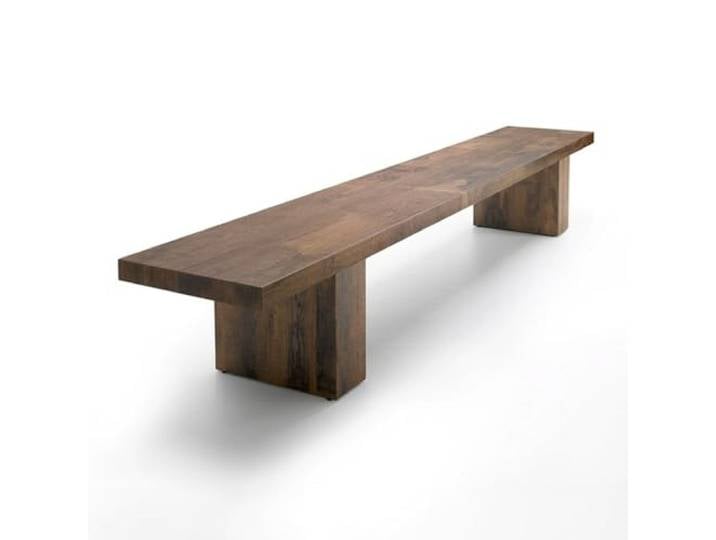 DSEWTEZXI Holzbank für den Eingangsbereich, rustikale schmale Holzbank für das Esszimmer, Bauernhausbank für das Fußende des Bettes(Brown,120cm)