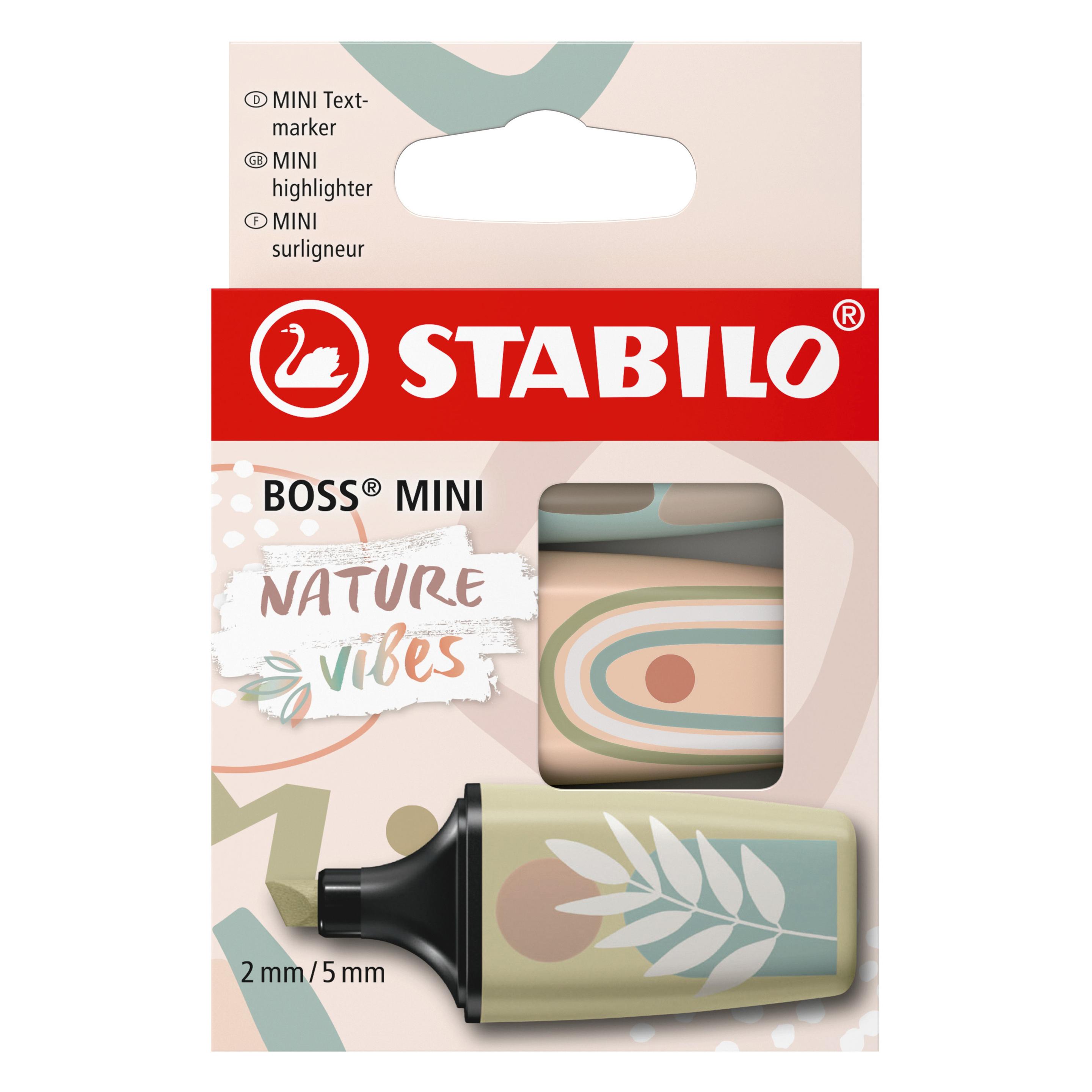 Stabilo Boss Mini Naturevibes 3er Etui (3x) (07/03-72)