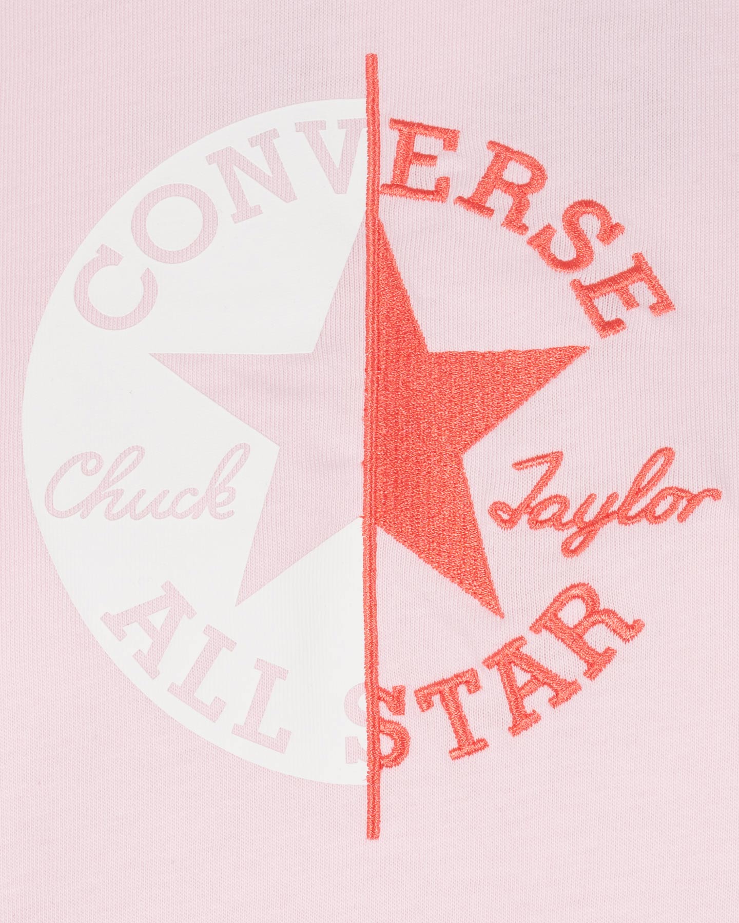 Converse Logo Chuck W - T-shirt - Donna - Rosa XS