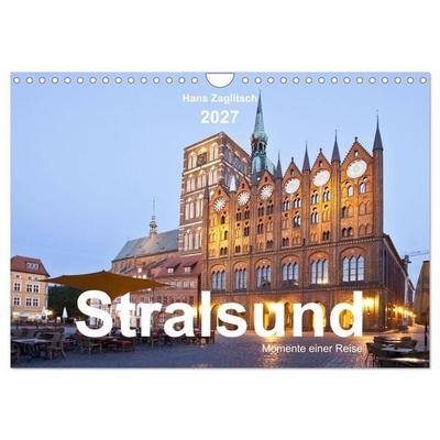 Stralsund - Momente einer Reise (Wandkalender 2027 DIN A4 quer), CALVENDO Monatskalender