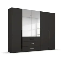 rauch ORANGE Kleiderschrank Montclar 251 x 223 cm Dekor Schwarz