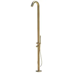 Gartendusche SYLT gold V4A von Ideal Eichenwald