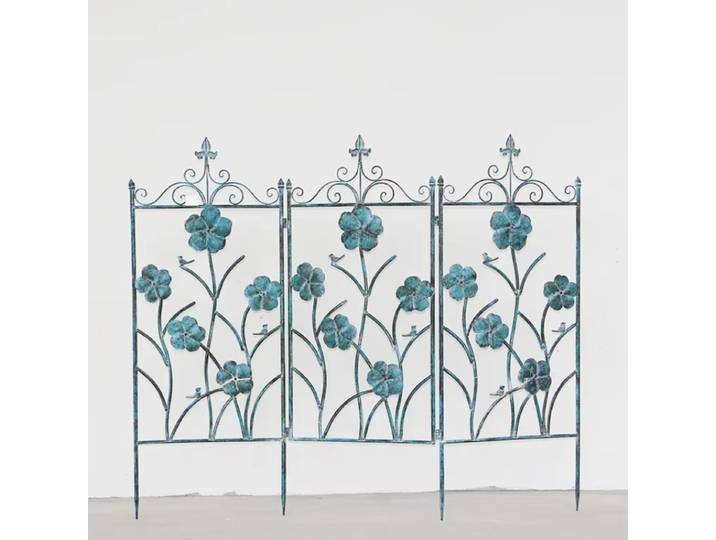 Filet de Protection de paysage en métal pour l'extérieur, clôture décorative de jardin en fer, cadre d'escalade de plantes anciennes, support d'écran pour plantes de roses vertes