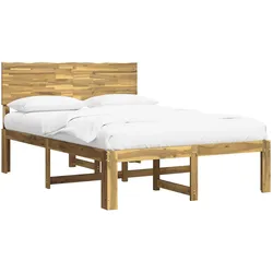 vidaXL, Bett, Holzbett (140 x 190 cm)