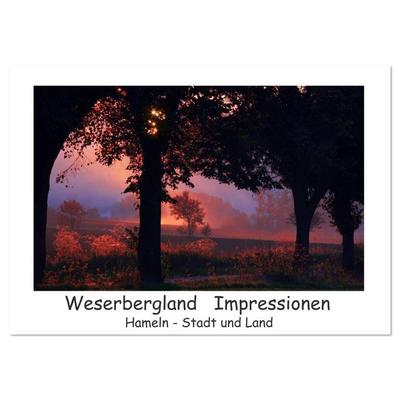 Weserbergland Impressionen (Wandkalender 2026 DIN A2 quer), CALVENDO Monatskalender