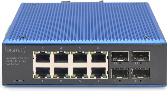 Digitus Switch 8+4 -Port Gigabit Ethernet PoE