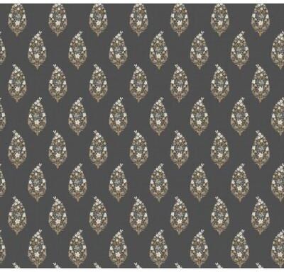 Rifle Paper Co.Paisley Black Wallpaper