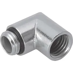 KAISER 5607 Winkel 90° Ms mit Innen-/Aussengewinde, Anschlussgewinde Pg 7 / Pg 7  - 50 Stück