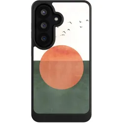 Nivocase Hülle für Samsung Galaxy S26 Handyhülle NIVOcore Case Schwarz Sonnenschein Sonnenuntergang Vogel (Samsung Galaxy S26), Smartphone Hülle, Schwarz