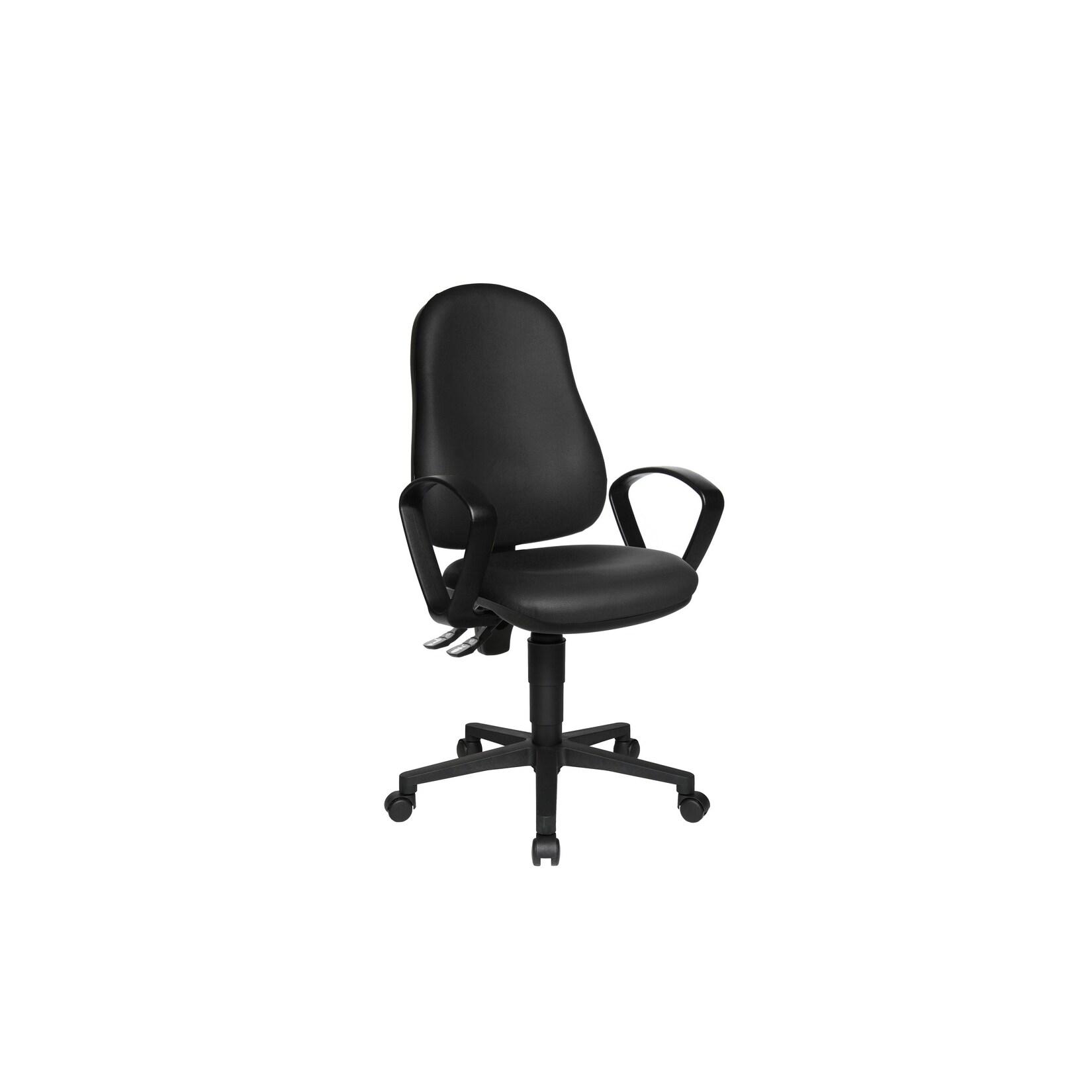 Topstar Profi Bürostuhl CALIFORNIA 25 HD Kunstleder mit Armlehnen (nicht höhenverstellbar)