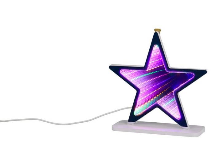 Reality LED-Wandleuchte Etoile weiß USB-C-Anschluss