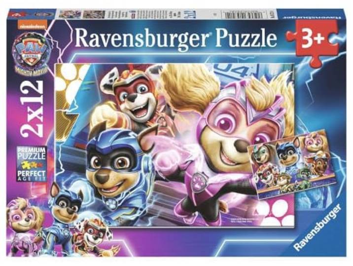 Kinderpuzzle 2x12 Teile - Paw Patrol - Eine tierisch gute Crew