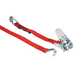 Ratschenzurrgurt, zweiteilig Professional 450kg 5m rot