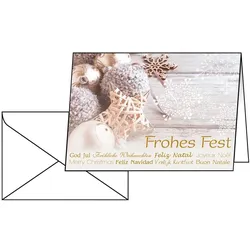 Sigel, Grusskarte + Briefpapier, Christmas Feeling (10 Stk.)