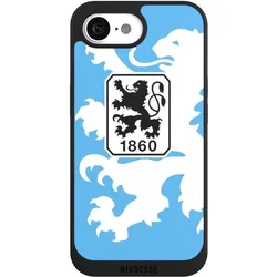 Nivocase Handyhülle für Apple iPhone 16e Hülle NIVOpure Case Schwarz Offizielles Lizenzprodukt TSV 1860 (Apple iPhone 16e), Smartphone Hülle, Schwarz