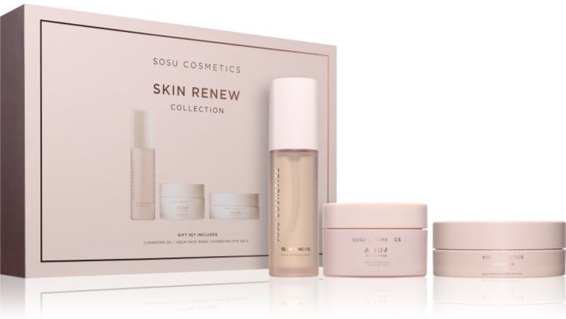 SOSU Cosmetics Skin Renew Collection skin care set 3 pc