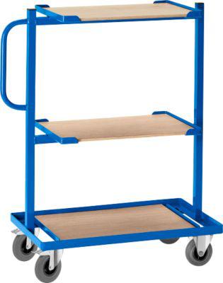 Beistellwagen, mit offenen Etagenböden, ohne Holzplatten, fest