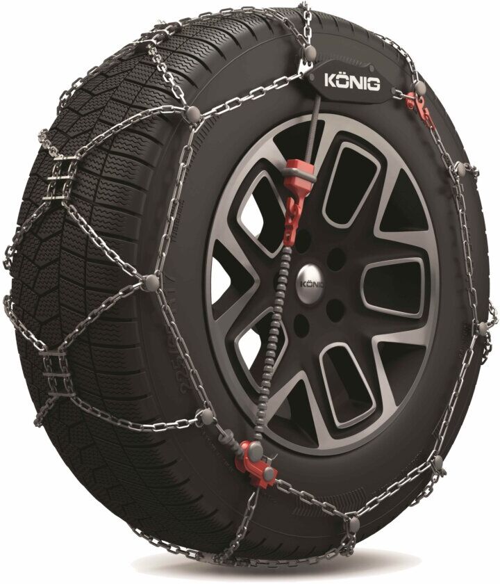 2 Chaînes Neige Métalliques Classiques Konig Xg Cross 223