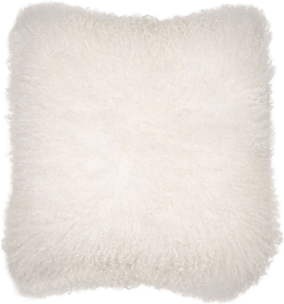 Union Rustic Omar Square Throw Cushion White 40cm H X 40cm W X 16cm D