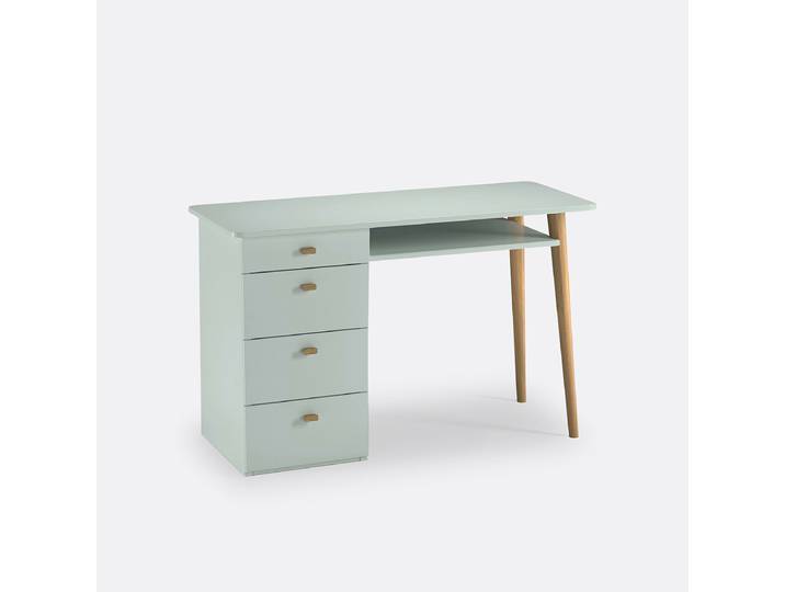 LA REDOUTE Bureau 4 tiroirs JIMI Vert De Gris