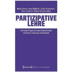Partizipative Lehre, Fachbücher von Nico Leonhardt, Saskia Schuppener, Anne Goldbach, Mandy Hauser, Helene Hellmann