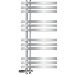 BADHEIZKÖRPER Iron EM 500x1000 mm Chrome mit Ventil Durchgang
