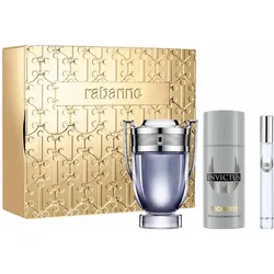 Paco Rabanne, Beauty Geschenkset, P. RABANNE INVICTUS EDT 100ML+DEO 150ML+EDT 10ML 3PCS SET (Parfum Set)