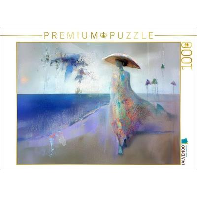 CALVENDO Puzzle Dame am Strand | 1000 Teile Lege-Größe 64x48cm Foto-Puzzle für glückliche Stunden, Sonstige von , Calvendo Puzzle