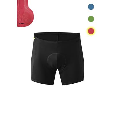 Fahrradhose GONSO "Sitivo U M", Herren, Gr. 6XL, Normalgrößen, rot, 92% Polyamid, 8% Elasthan, Hosen Fahrradhose, Herren Fahrradunterhose, Radhose mit speziellem Sitzpolster, Tight Fit