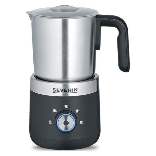 Severin SM 3588 SM 3588 Milchaufschäumer Edelstahl (gebürstet), Schwarz (matt) 550 W (SM 3588)