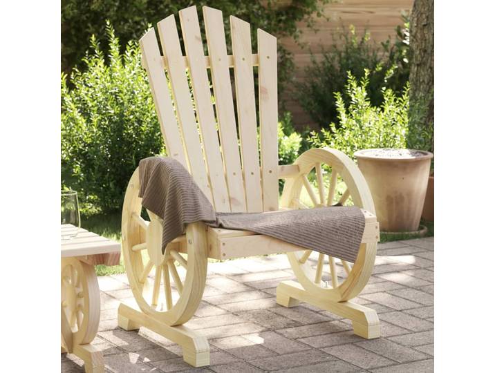 vidaXL Adirondack-Gartenstuhl Massivholz Tanne