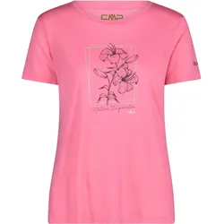 CMP Campagnolo, Damen, Sportshirt, Print (S), Pink