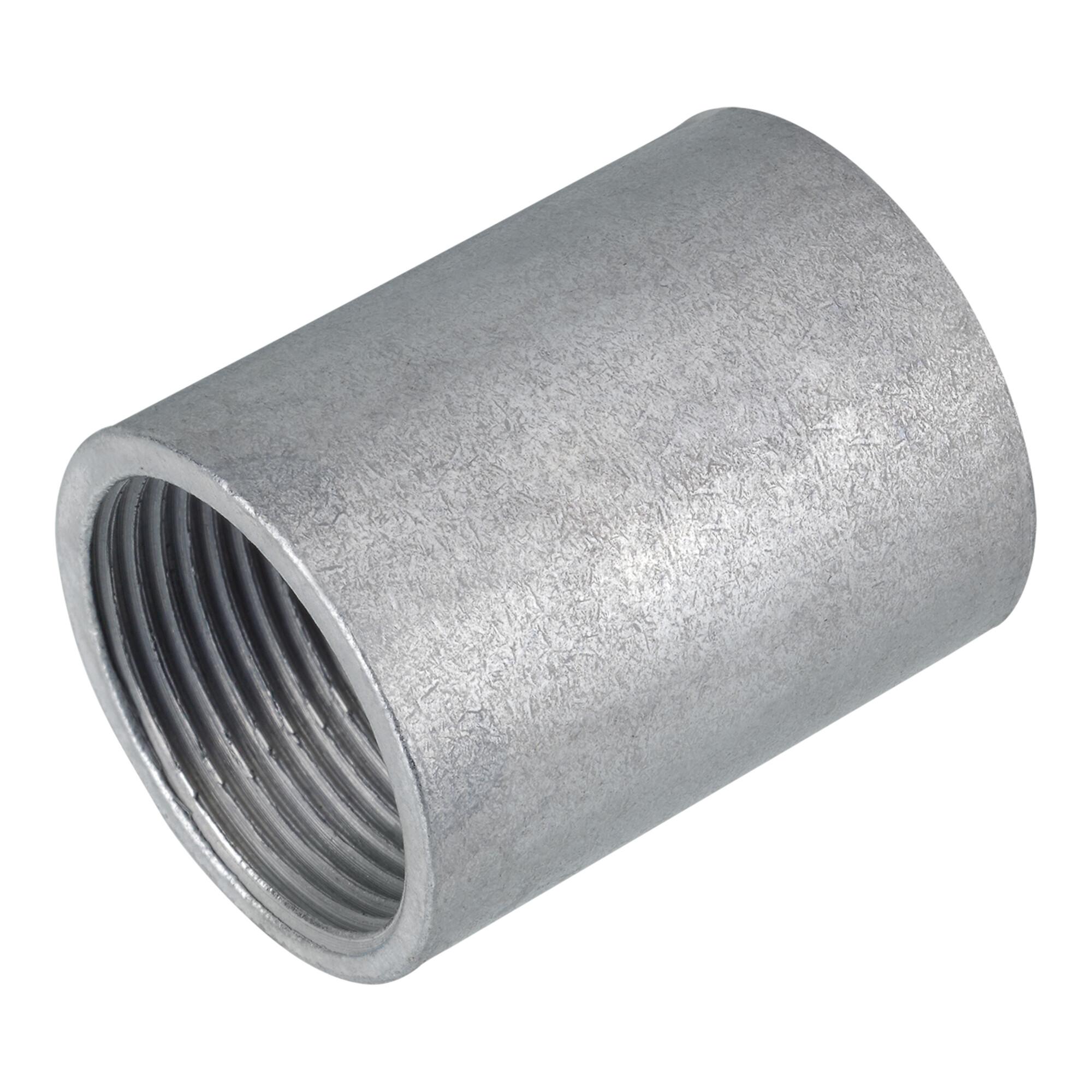 Fränkische Stahlrohr-Gewindemuffe f.FFS-ES,FFSK-ES-UV SM-E-V 16 vz. Zn-Ni (20450016)