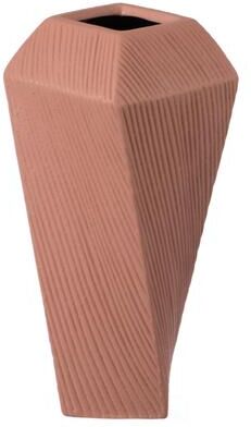 Uniquewise Decorative Ceramic Square Twisted Centerpiece Table Vase
